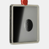 Saturnus's maan Mimas Metalen Ornament (Rechts)