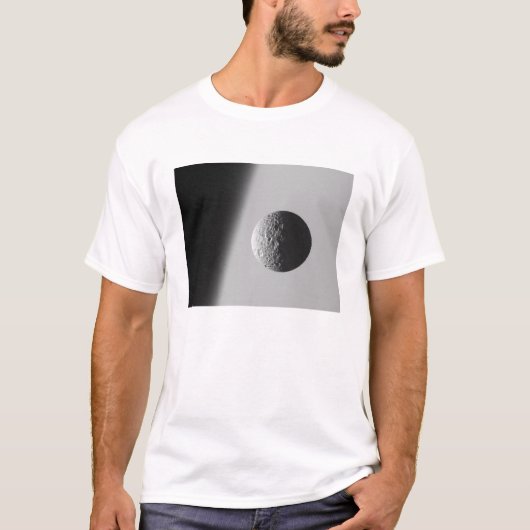 Saturnus's maan Mimas T-shirt (Voorkant)