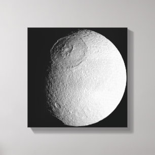 Saturnus's maan Tethys 2 Canvas Afdruk
