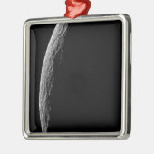 Saturnus's maan Tethys Metalen Ornament (Links)