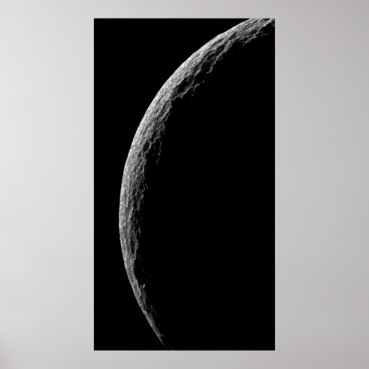 Saturnus's maan Tethys Poster (Voorkant)