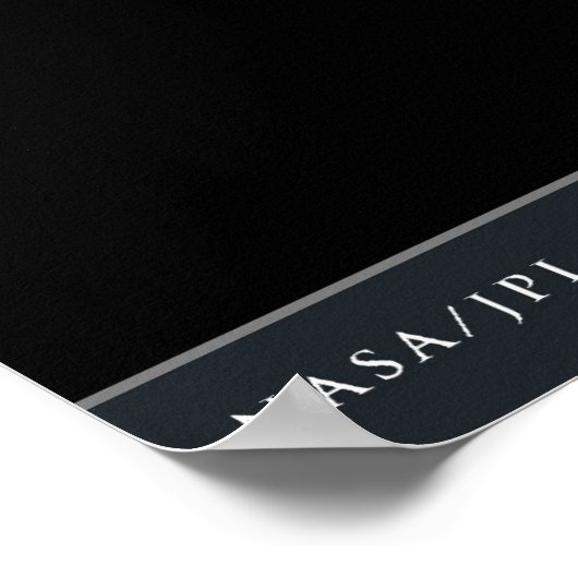 Saturnus's Moon Hyperion Poster (Hoek)