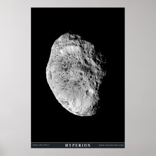 Saturnus's Moon Hyperion Poster