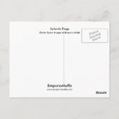 Saturnus's Rings Briefkaart (Achterkant)