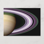 Saturnus's Rings Briefkaart (Voorkant)