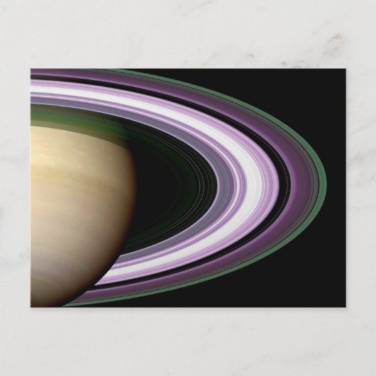 Saturnus's Rings Briefkaart (Voorkant)
