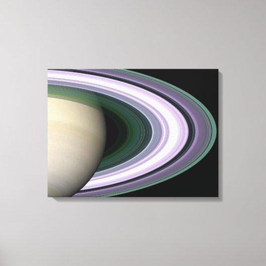 Saturnus's Rings Canvas Afdruk (Voorkant)