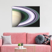 Saturnus's Rings Canvas Afdruk (Insitu (Woonkamer))