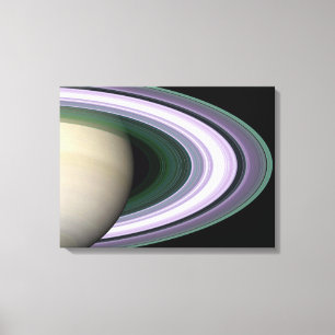 Saturnus's Rings Canvas Afdruk