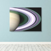 Saturnus's Rings Canvas Afdruk (Insitu (Houten vloer))