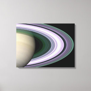 Saturnus's Rings Canvas Afdruk