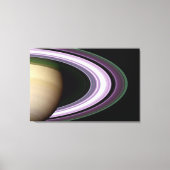 Saturnus's Rings Canvas Afdruk (Voorkant)