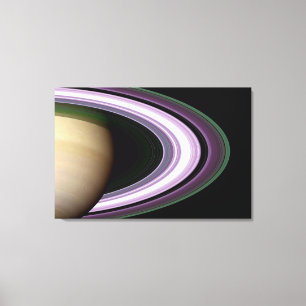 Saturnus's Rings Canvas Afdruk