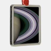 Saturnus's Rings Metalen Ornament (Rechts)