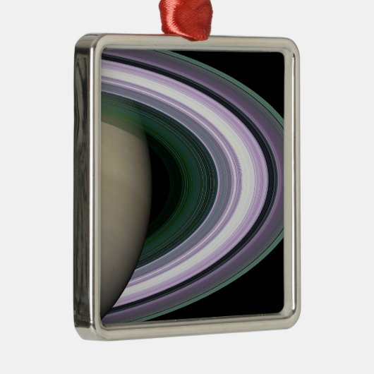 Saturnus's Rings Metalen Ornament (Rechts)