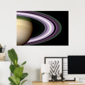 Saturnus's Rings Poster (Thuiskantoor)