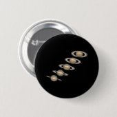 Saturnus's Rings Ronde Button 5,7 Cm (Voorkant /achterkant)