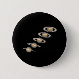Saturnus's Rings Ronde Button 5,7 Cm