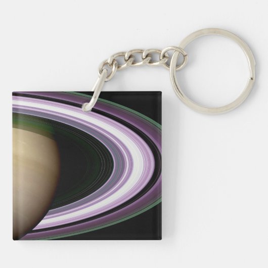 Saturnus's Rings Sleutelhanger (Achterkant)