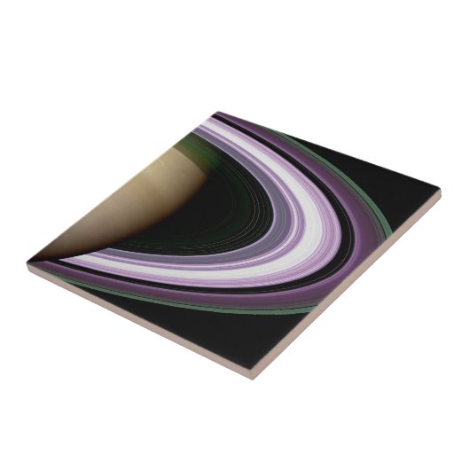 Saturnus's Rings Tegeltje (Zijkant)