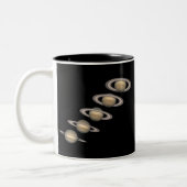 Saturnus's Rings Tweekleurige Koffiemok (Links)