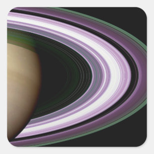 Saturnus's Rings Vierkante Sticker