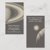 Saturnus's Rings Visitekaartje (Voorkant / Achterkant)