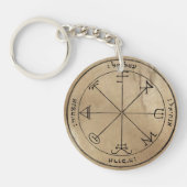 Saturnus's Spirit Summoning Sigils Sleutelhanger (Voorkant)