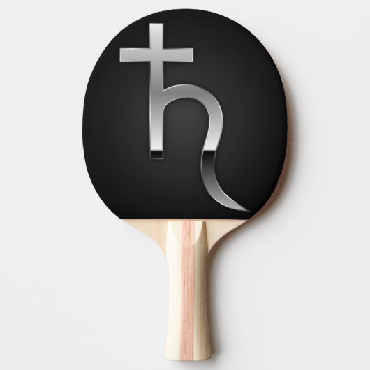 Saturnussymbool Tafeltennisbatje (Voorkant)