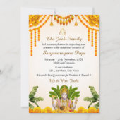 Satyanarayan Katha Invitation Kaart (Voorkant)