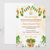 Satyanarayan Swamy Katha Invitation Kaart (Voorkant / Achterkant)