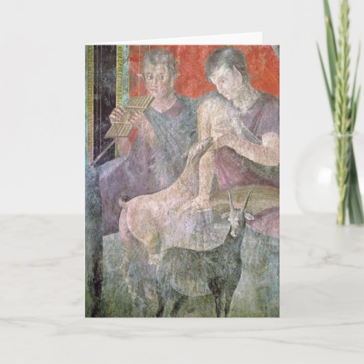 Satyr en Nimf Kaart (Voorkant)