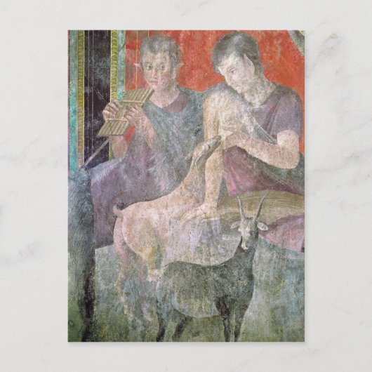 Satyr en Nymph Briefkaart (Voorkant)