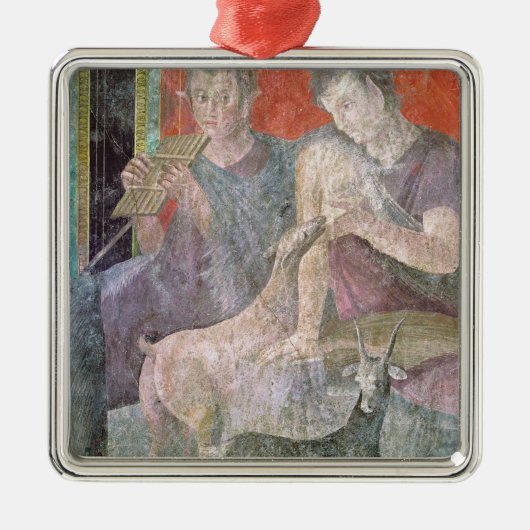 Satyr en Nymph Metalen Ornament (Voorkant)