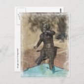 Satyr Fountain Briefkaart (Voorkant / Achterkant)