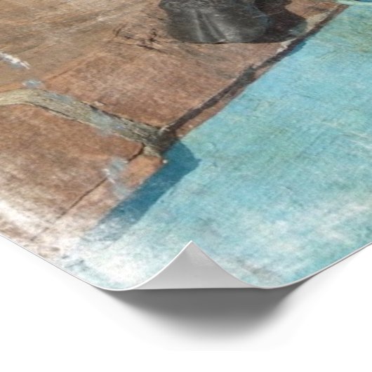 Satyr Fountain Poster (Hoek)