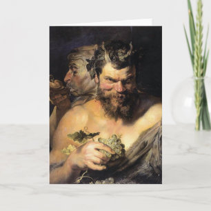 Satyr-Wenskaart Kaart