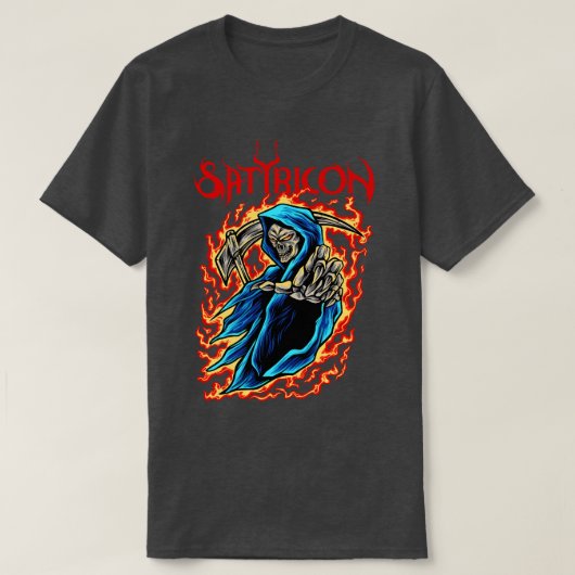 Satyricon zwart metaal t-shirt (Design voorkant)