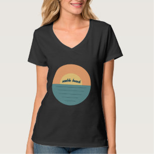 Sauble Beach Ontario Canada Retro meer strand zon T-shirt