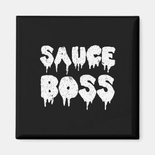 Sauce Baas Chef Bbq Koken Eten Humor Magneet