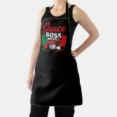 Sauce Boss - Grappige Italiaanse Zwarte Schort (Insitu)