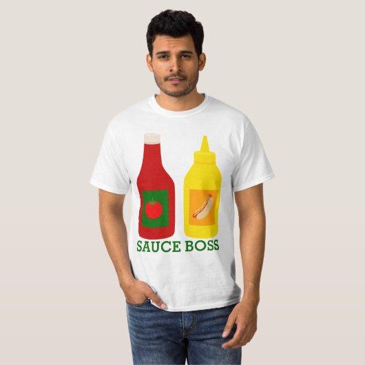 Sauce Boss T-shirt (Voorkant volledig)