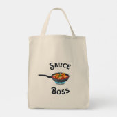 Sauce Boss Tote Bag (Achterkant)