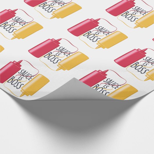 Sauce is Boss Cadeaupapier (Hoek)