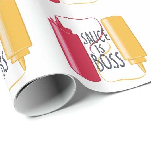 Sauce is Boss Cadeaupapier (Rol Hoek)