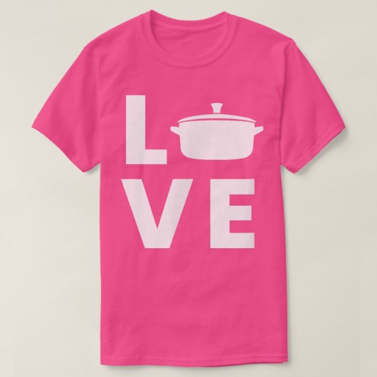 Saucepancooking potLove T-shirt (Design voorkant)