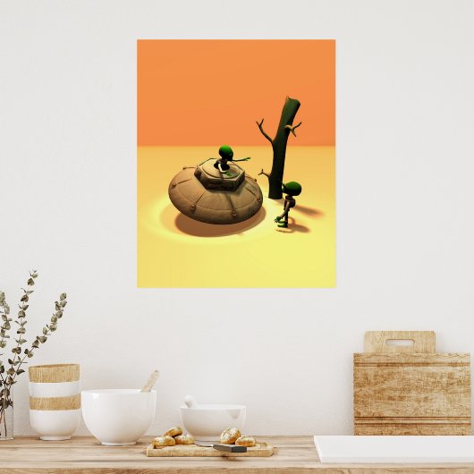 Saucer Buddies 2 Poster (Keuken)