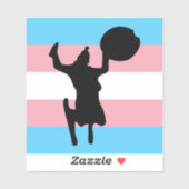 Saucer Girl Vinyl Sticker (Vel)