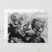 SAUCER MEN POSTCARD BRIEFKAART (Voorkant / Achterkant)