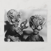 SAUCER MEN POSTCARD BRIEFKAART (Voorkant)